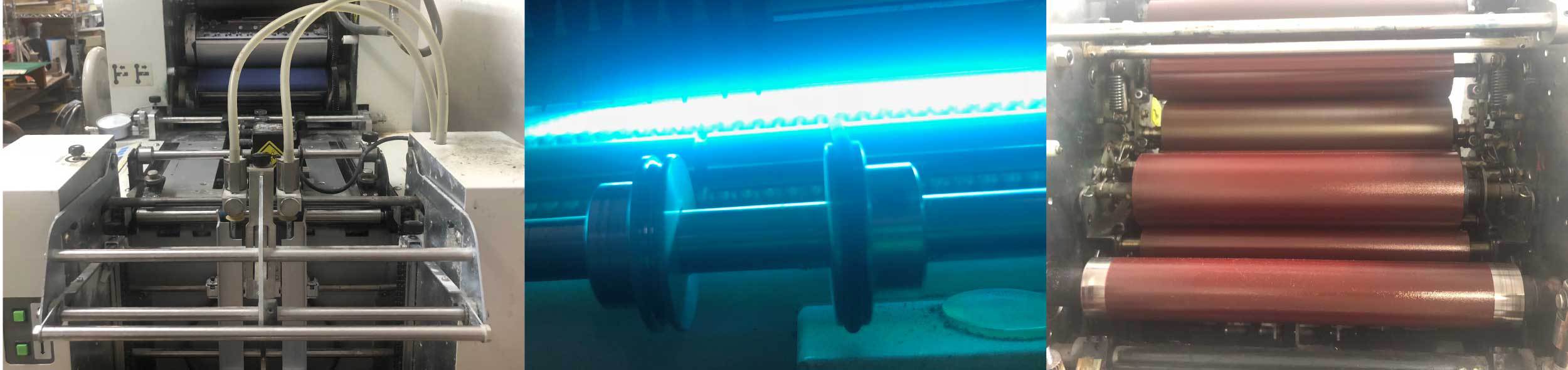 UV単面印刷機